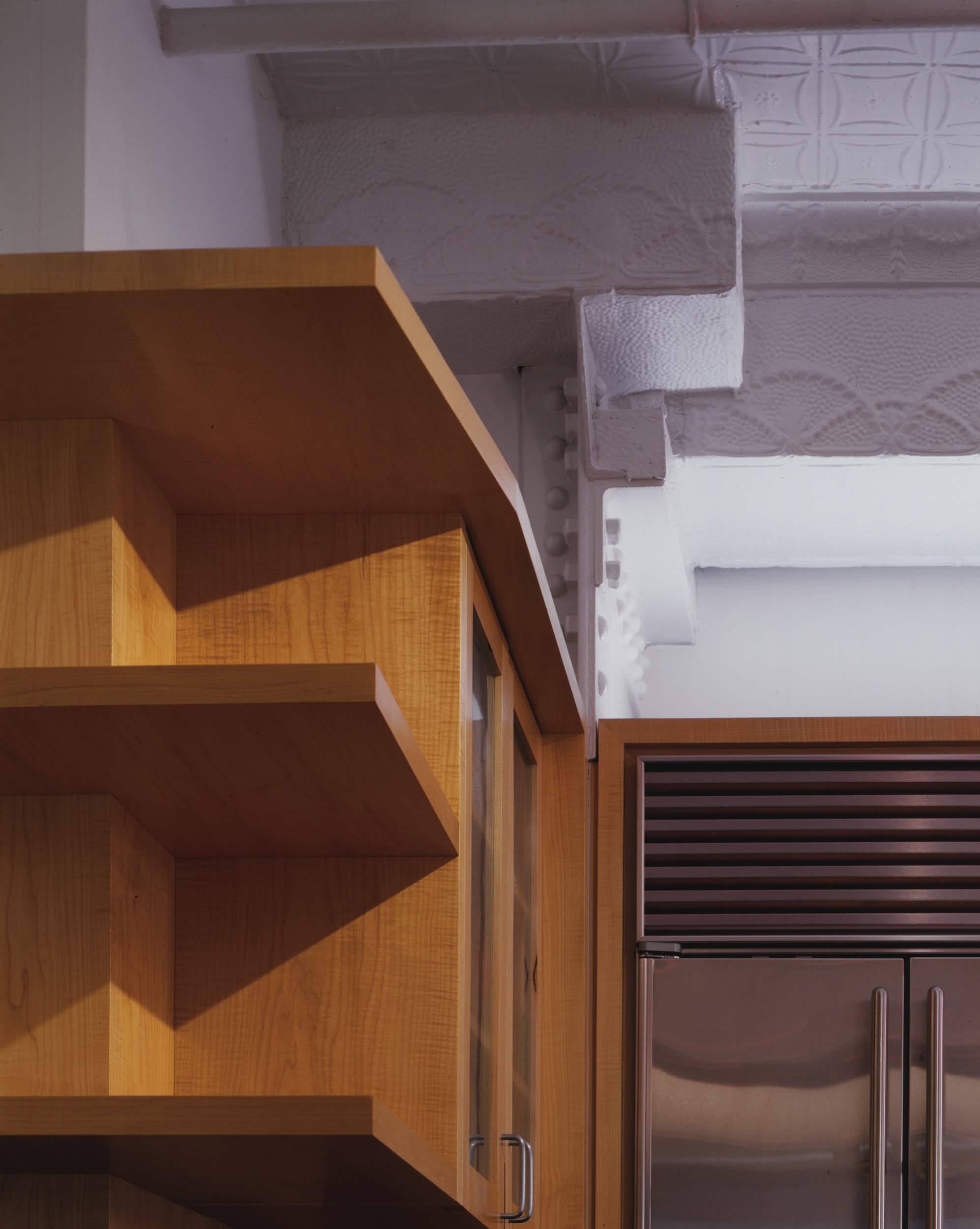 Modern Loft Apartment Renovation | Tribeca Manhattan New York City | Kitchen Built In Custom Millwork Cabinets | RES4