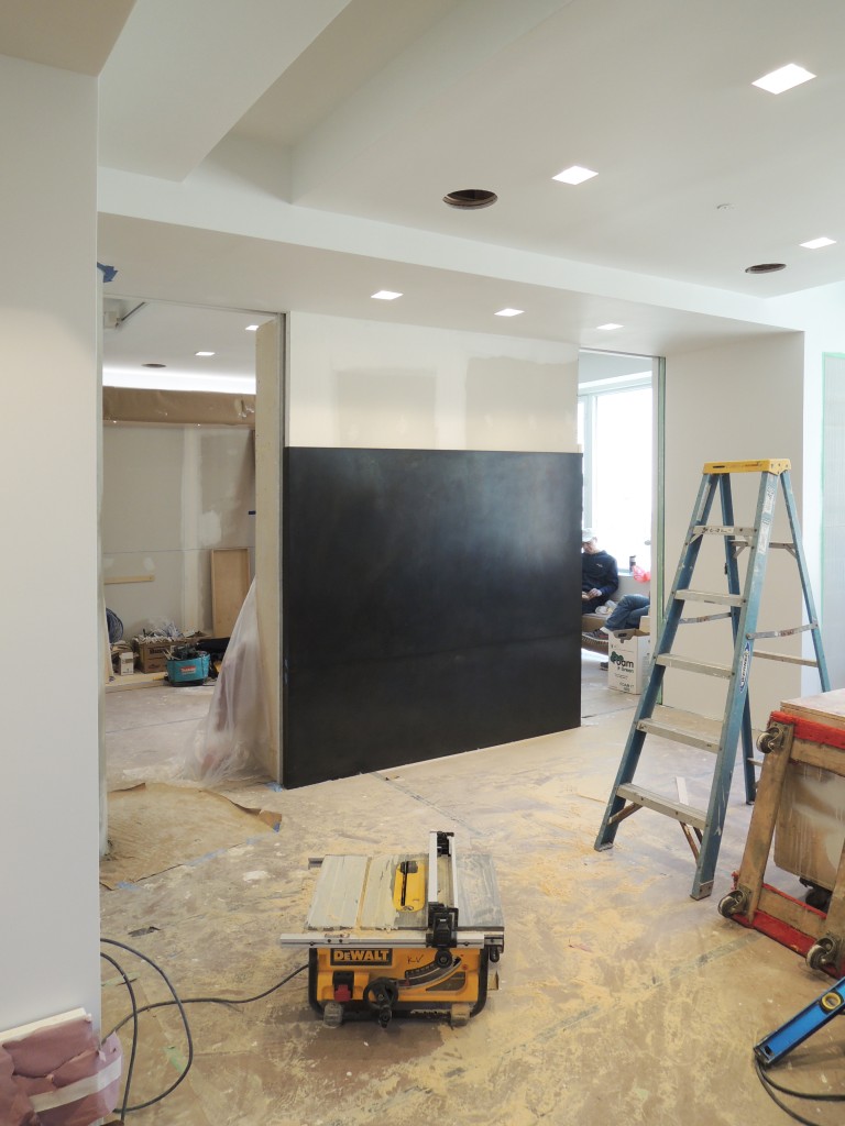   Living Room &nbsp;- &nbsp;Framing for master bedroom beginning (beyond)  