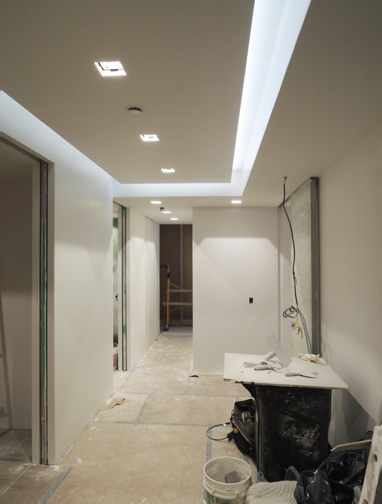   Hallway  -  Accent lighting in ceiling  