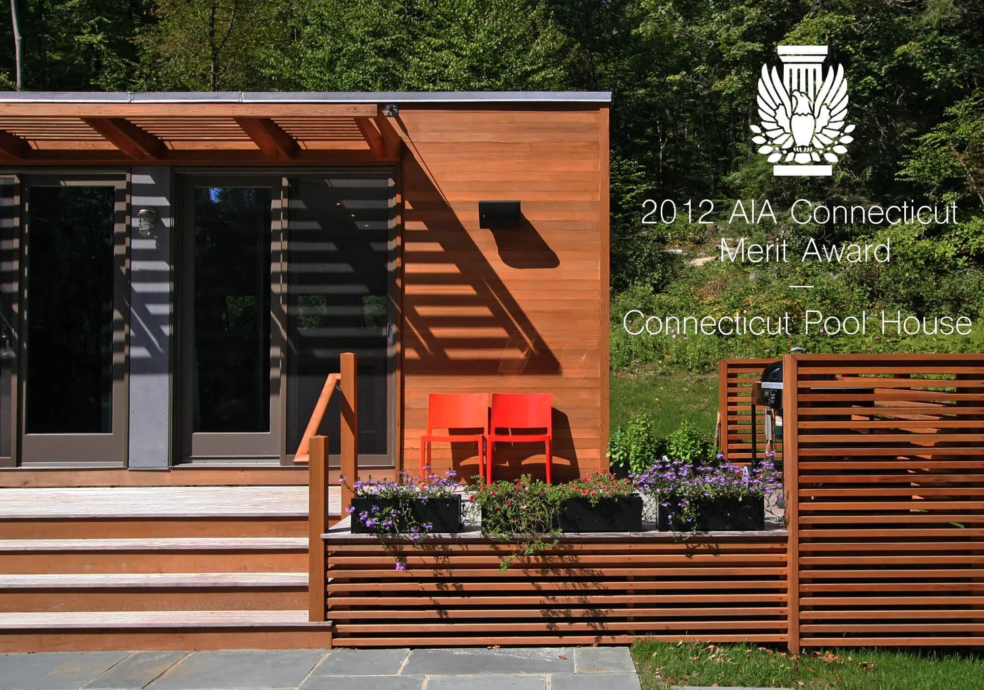 CONNECTICUT POOL HOUSE WINS AIA CT MERIT AWARD