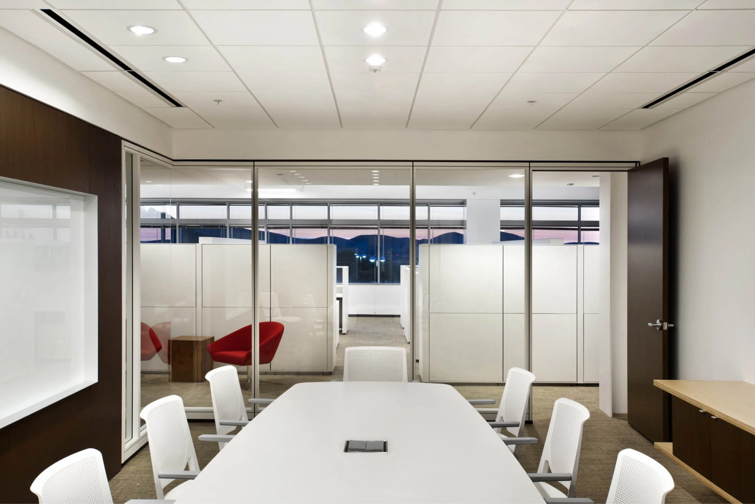 Modern Commercial Office | Large Conference Room Table | RES4