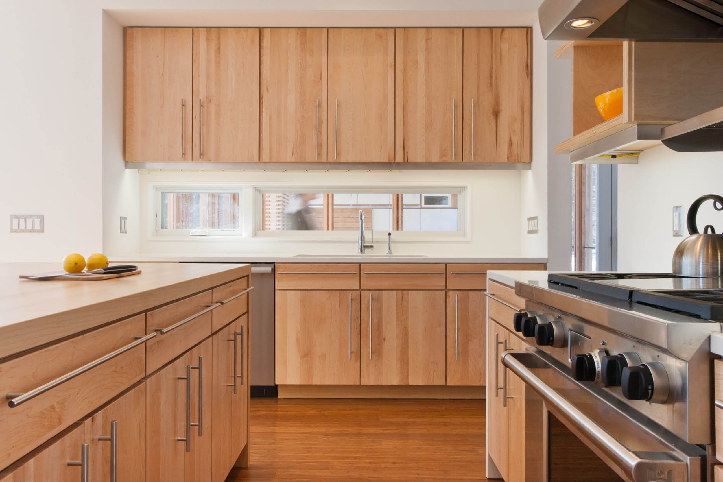 Modern Modular Prefab House | New York State | Kitchen Custom Millwork Cabinets Island | RES4