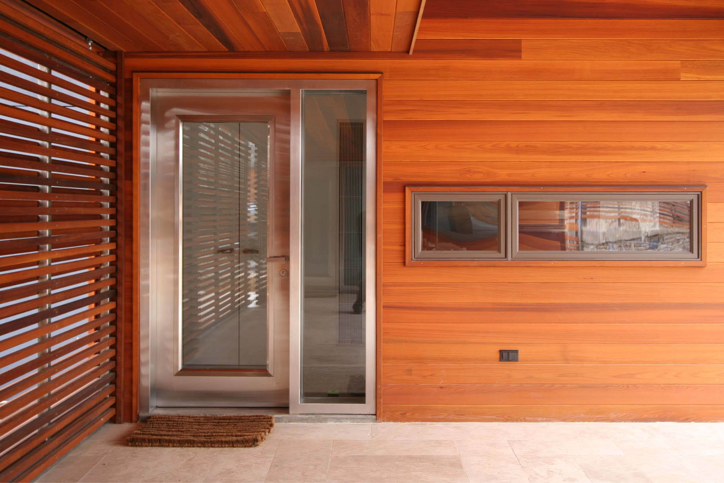 Modern Modular Prefab House Country Retreat | Cedar Siding Ceiling Screen Fence | RES4