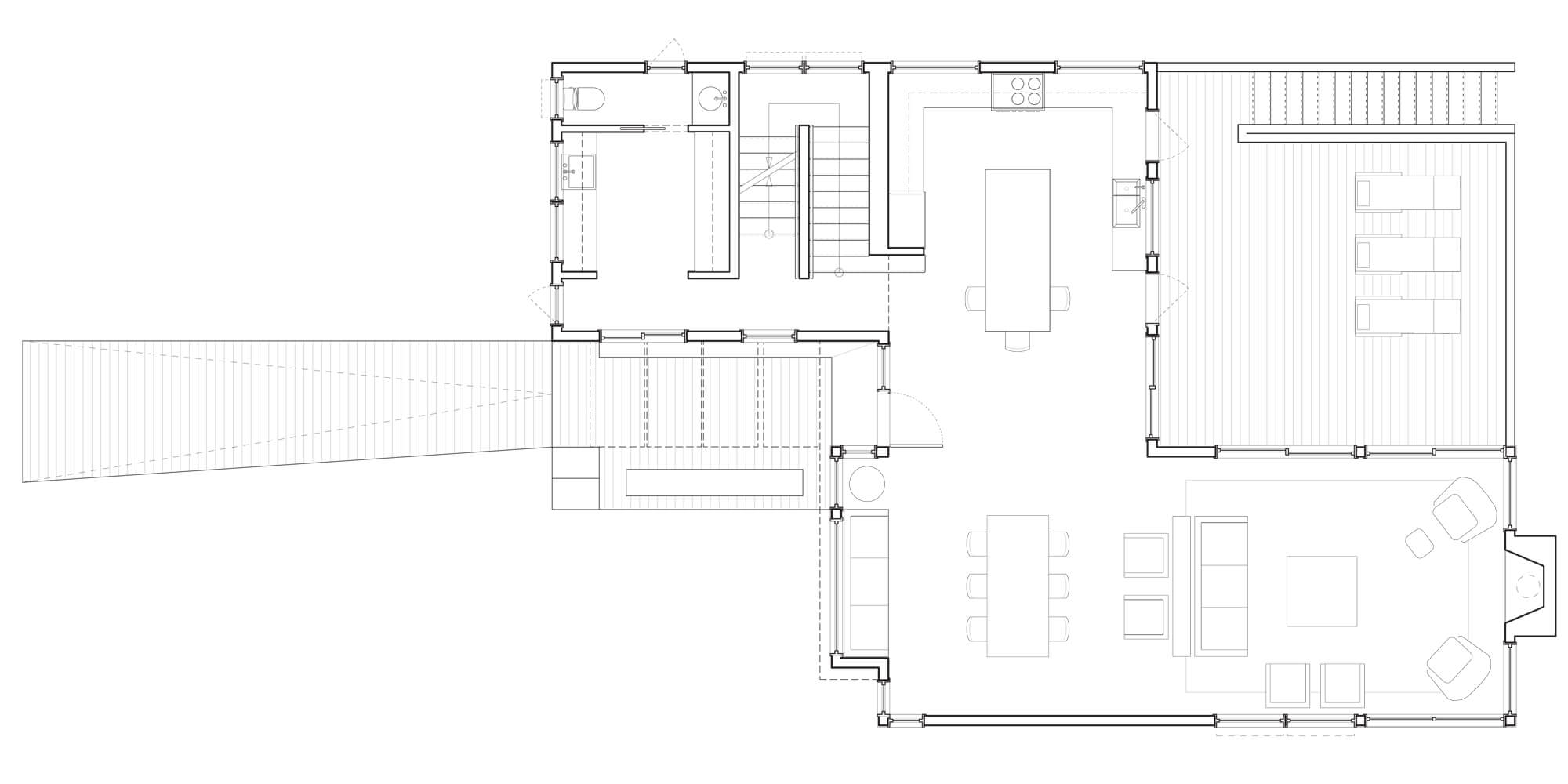 House on Chesapeake Bay - First Floor