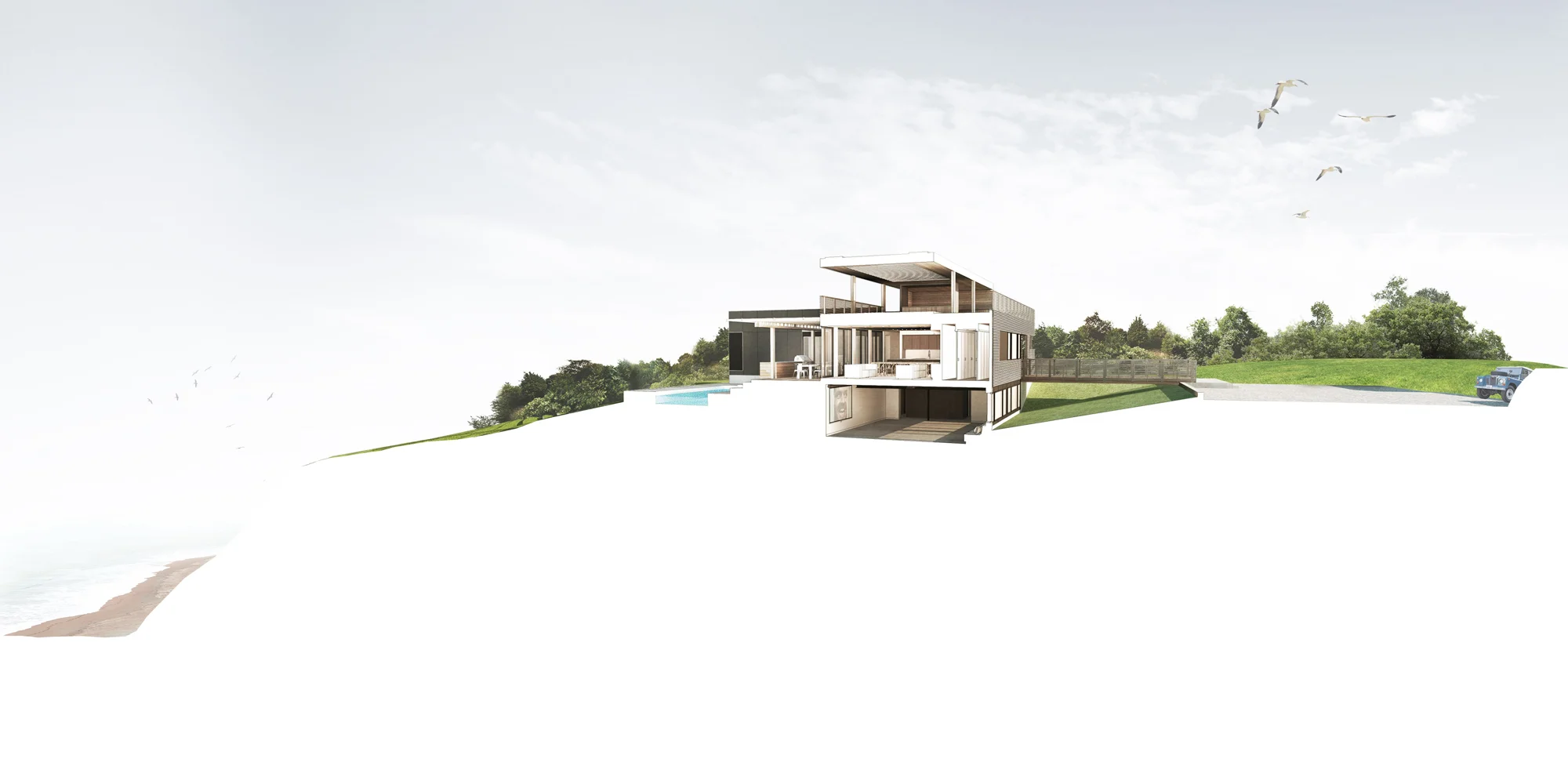 Building Section - Perspective