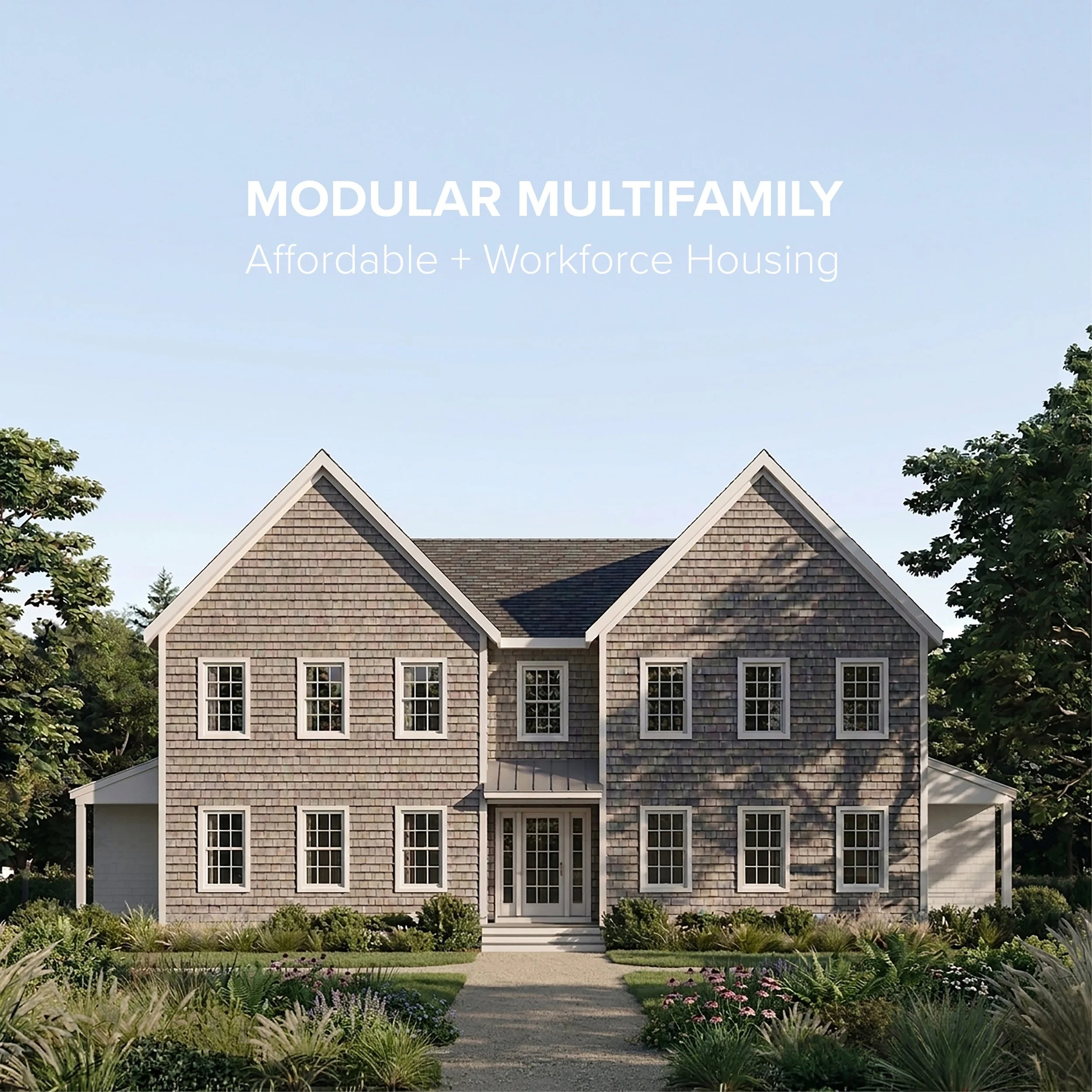 Green Villa &mdash; a modular multifamily development supporting workforce and affordable housing on Martha&rsquo;s Vineyard.

Designed within a vernacular architectural framework appropriate to its context, the project uses modular construction to s
