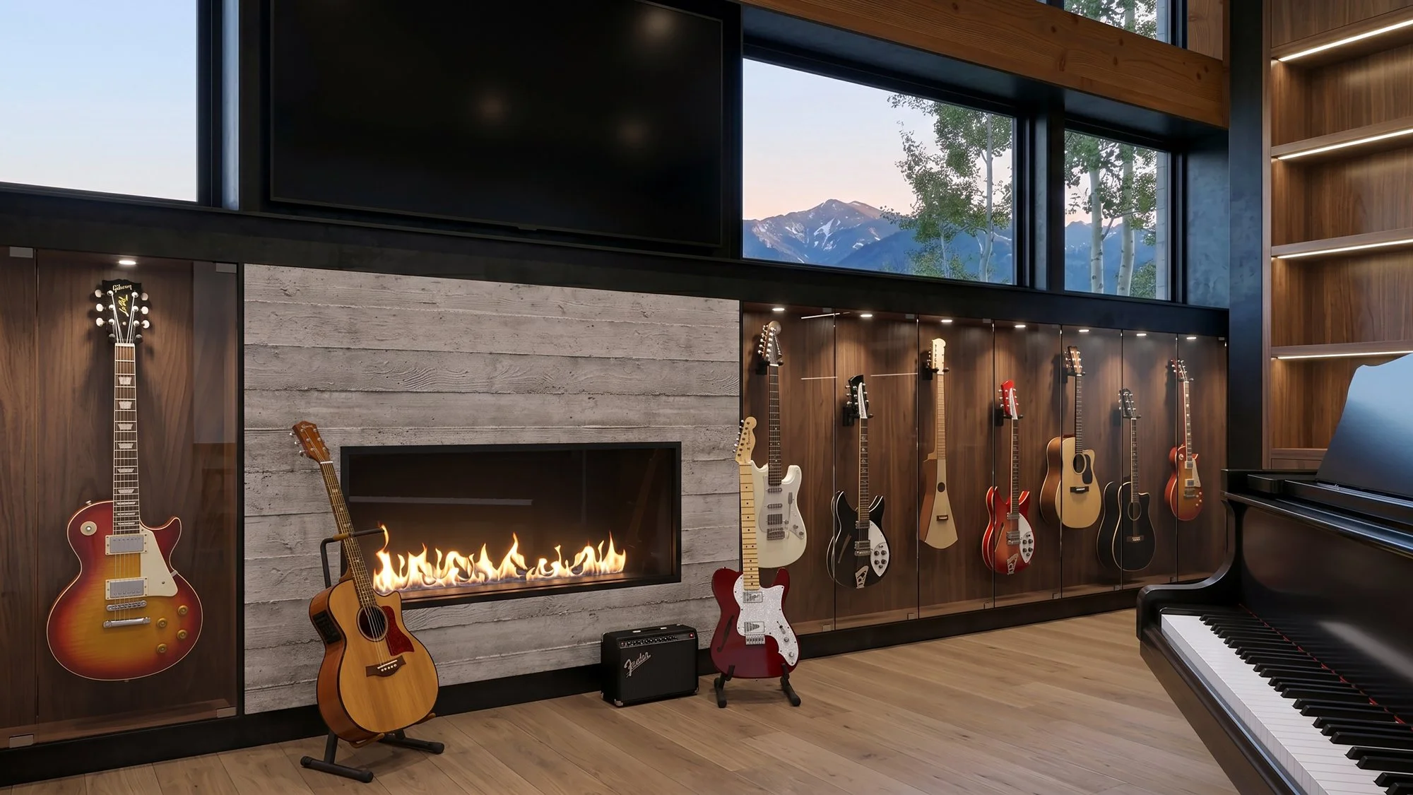 6-res4-resolution-4-architecture-idaho-artist-studio-interior-rendering-fireplace-guitar-display.jpg