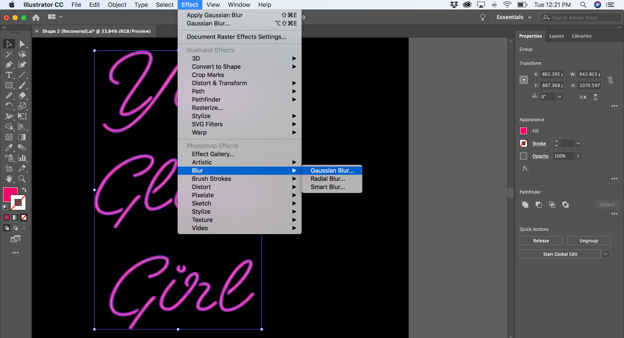 Tutorial} You Glow Girl! How to turn your type into a neon sign using Adobe  Illustrator — Hom Sweet Hom