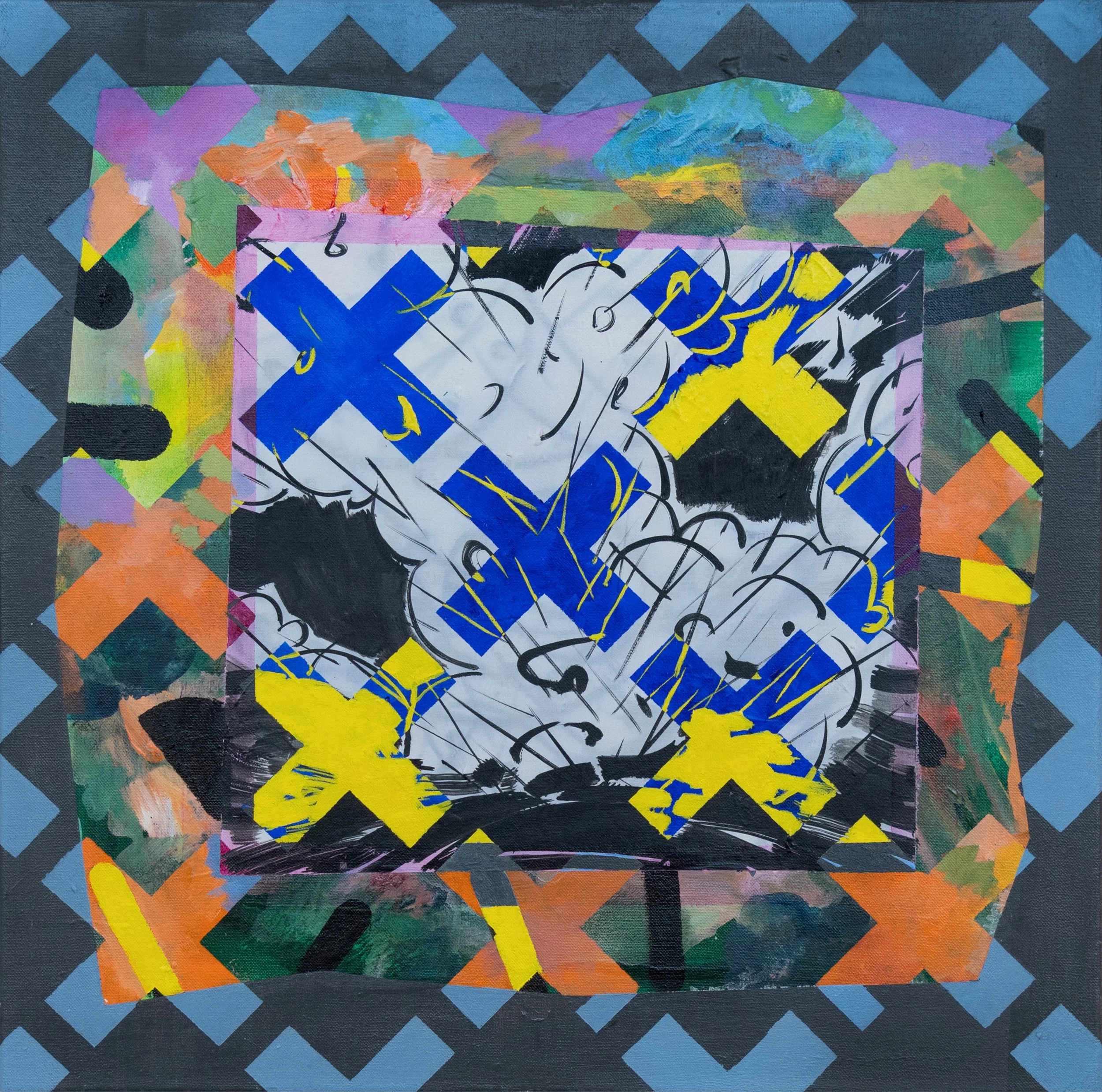 4 Layers: Explosion, Ink and acrylic on Canvas, 60cmX60cm, 2024.jpg