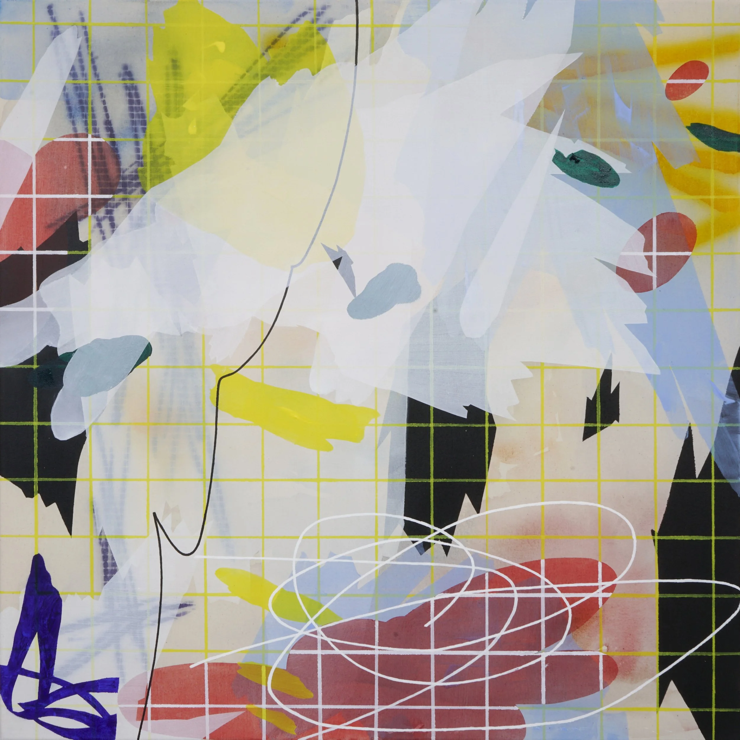 Mampf, ink, oil , acrylic and watercolor on canvas, 80x80cm, 2024 .jpg