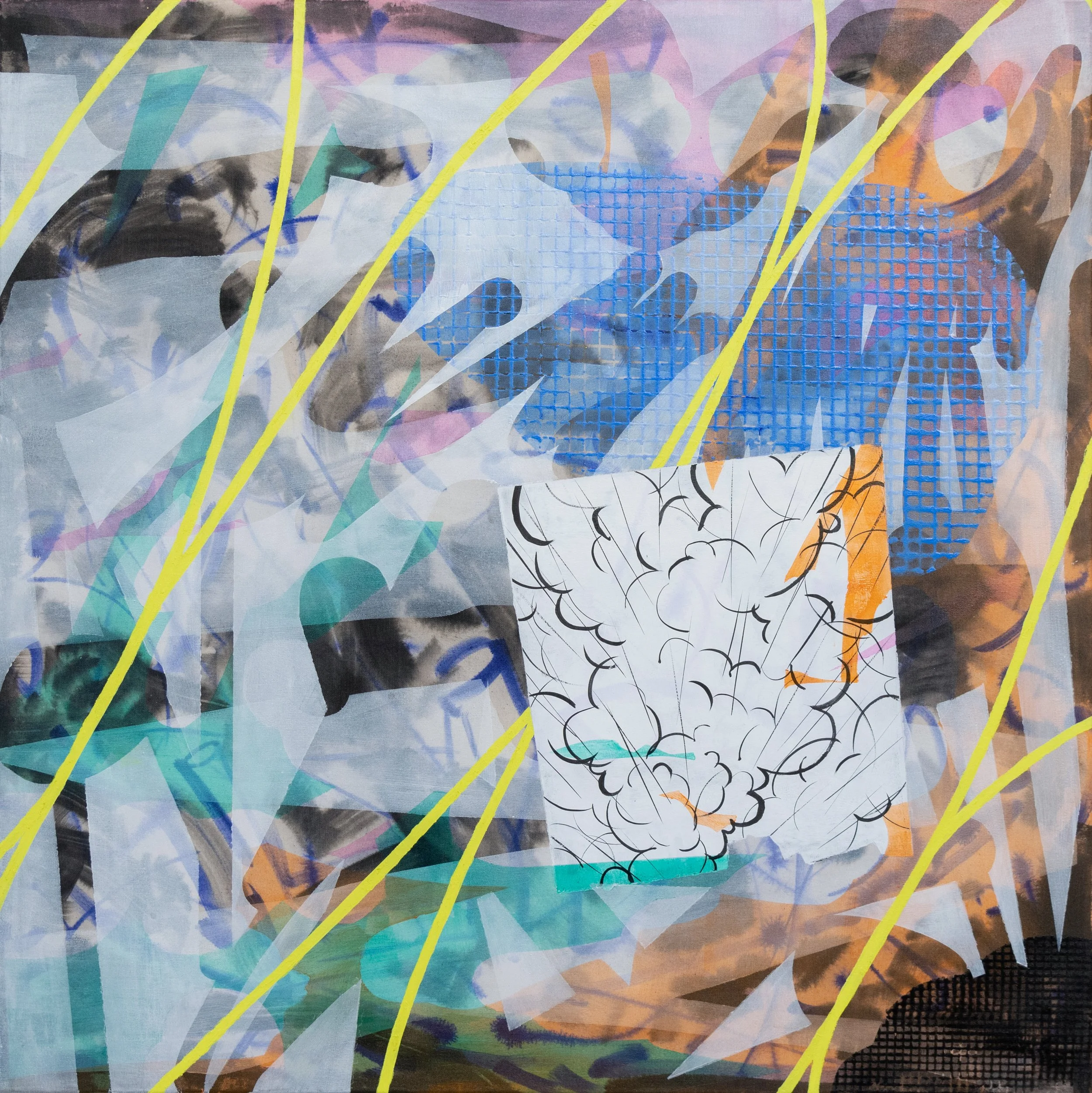 10 Layers: #1, Ink and acrylic on nettle, 100cmX100cm,2024.jpg