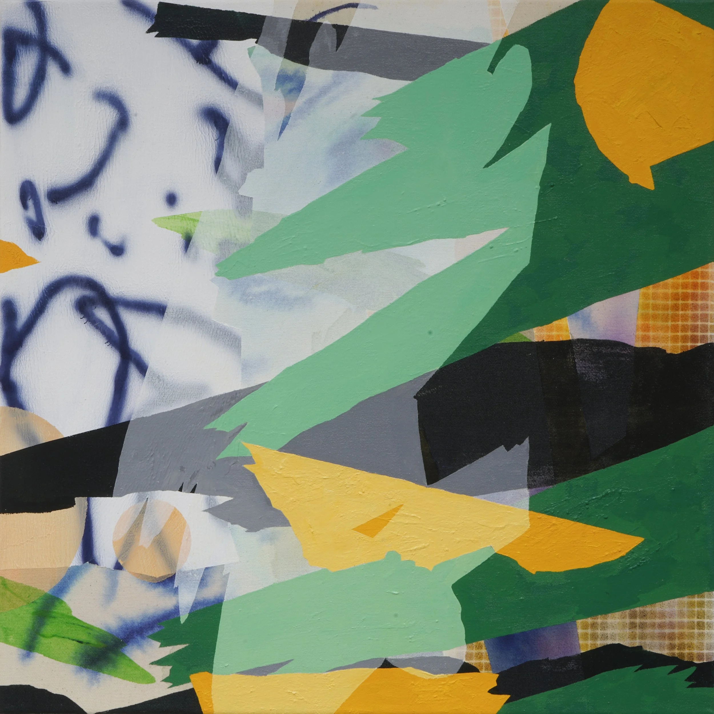 Tadaa!, ink and acrylic on canvas, 50X50cm, 2025.JPG