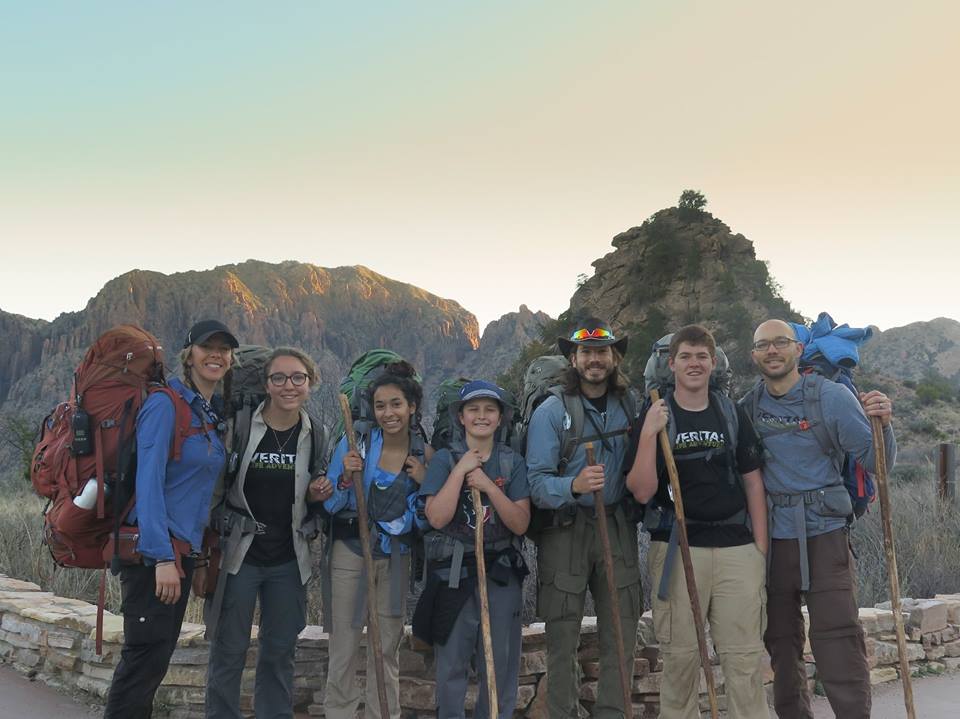 Look at the tired, but accomplished smiles. Pretty good for hiking nearly two hours straight, and at 6:00 AM no less.