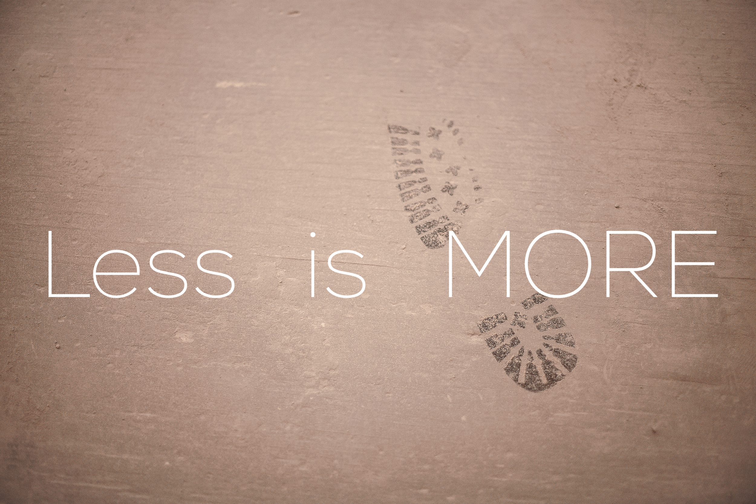 Less is MORE