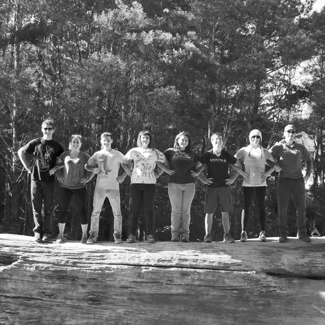 Seekers and Directors atop a redwood in New Zealand :: Conquering Trip 2014