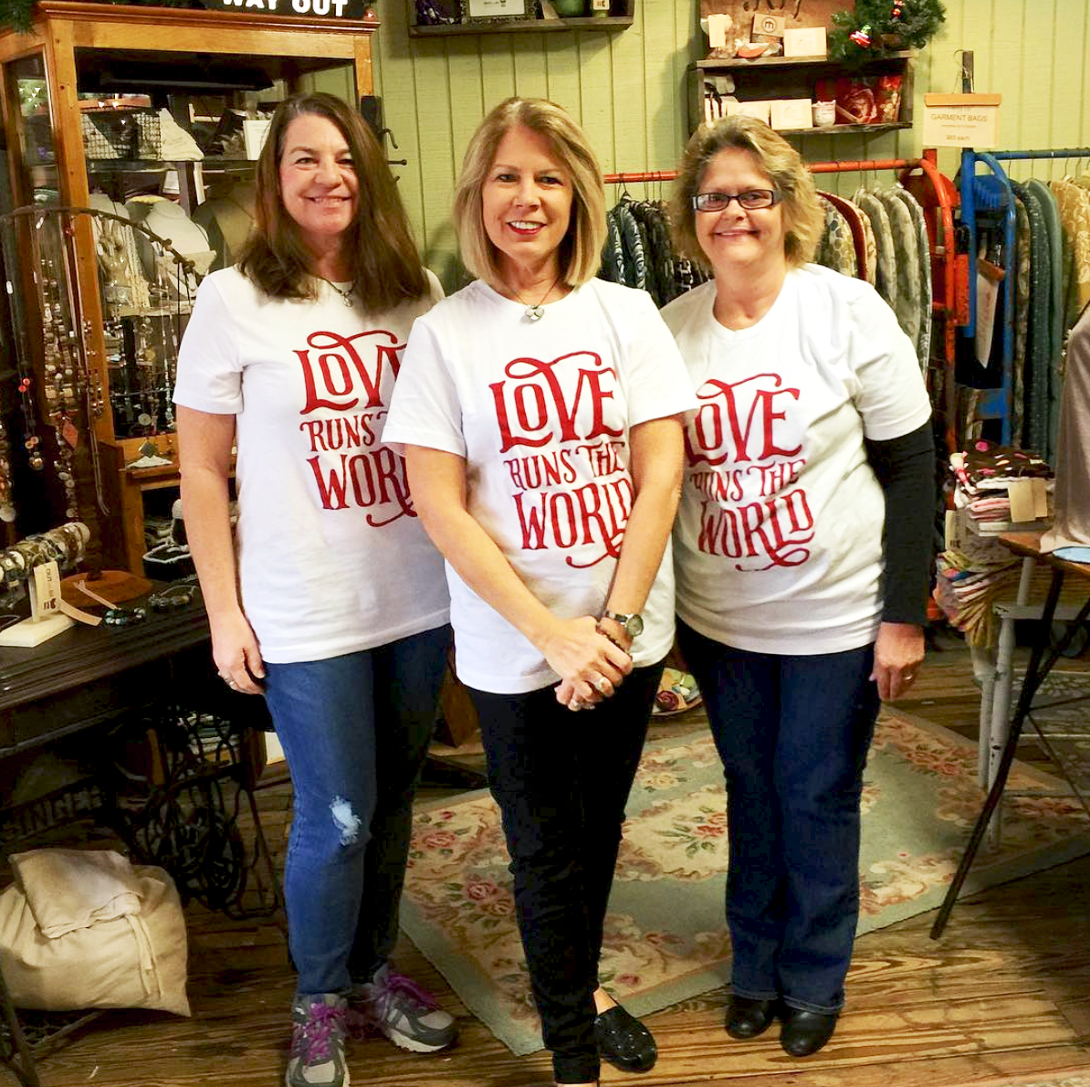 The ladies of OUTsideIN supporting St.Jude! Another amazing company that gives back.