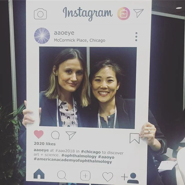 That&rsquo;s a wrap for #aao2018 for me! @courtneykauhmd and I met while interviewing for fellowship in oculoplastics and we always make an effort to talk and share our experiences at each conference we attend together. Surrounding myself with suppor