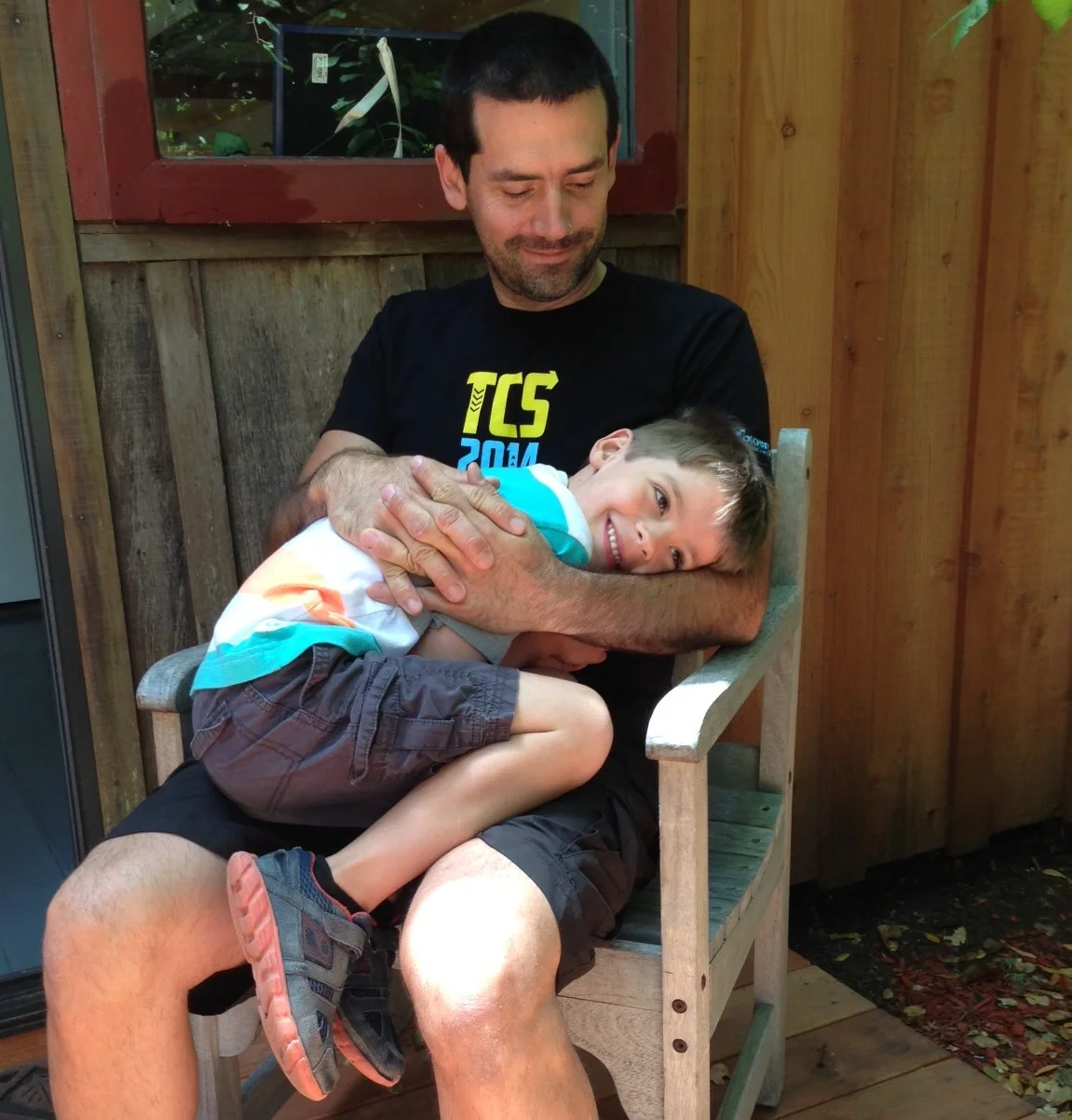 Wombat and his father.