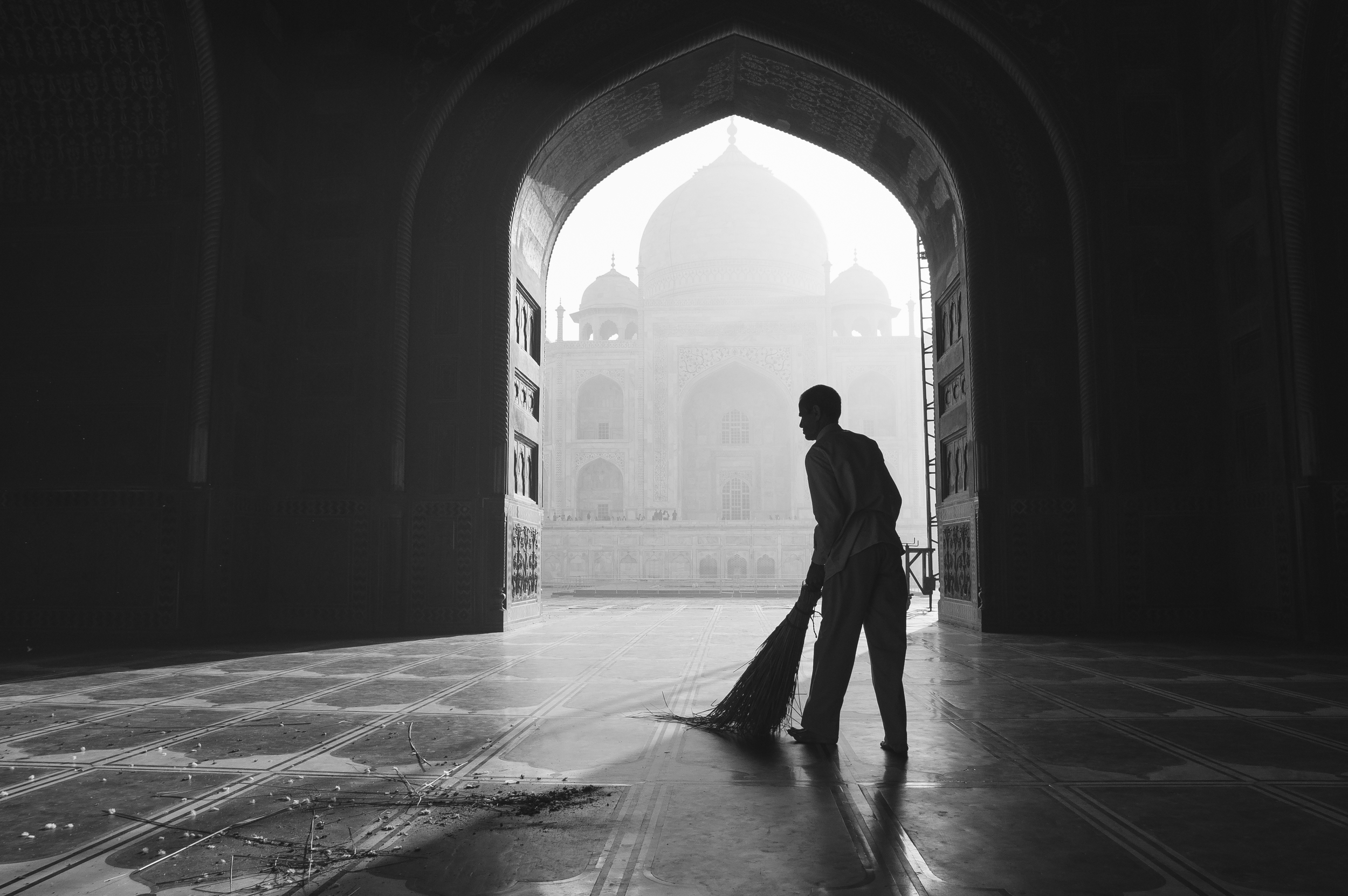 Daybreak at the Taj Mahal