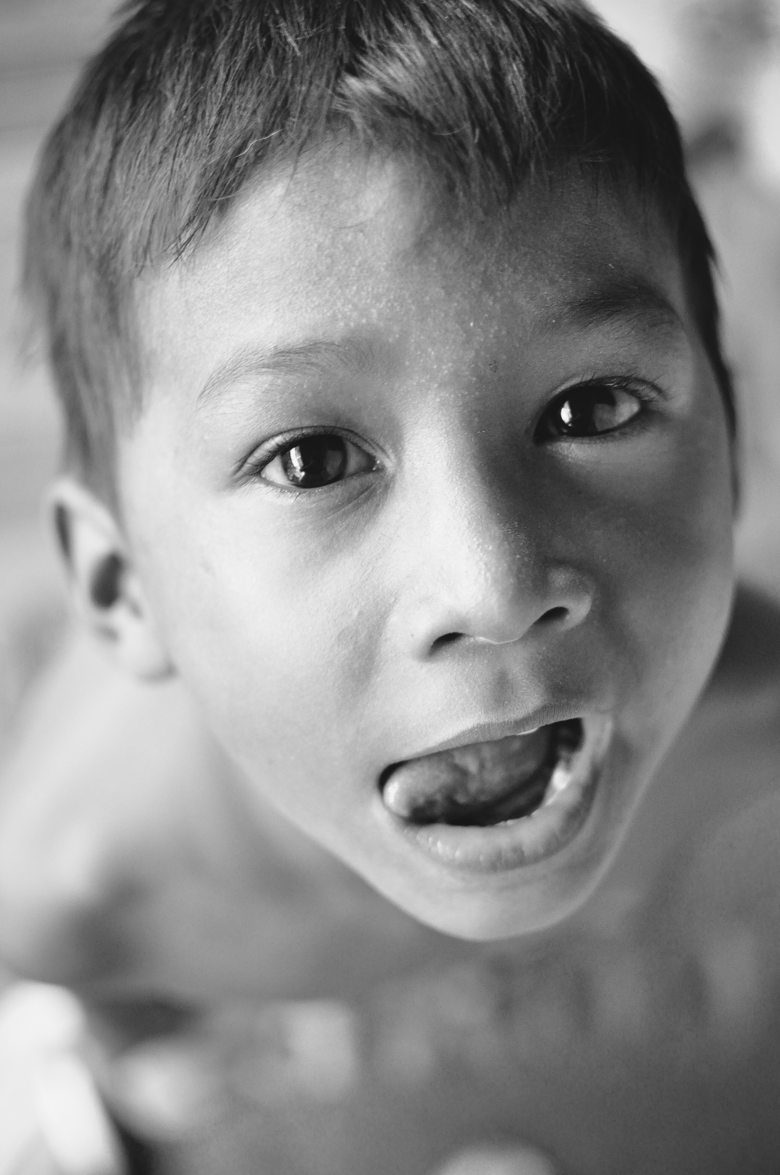 Gurkha boy in Pathein, Burma