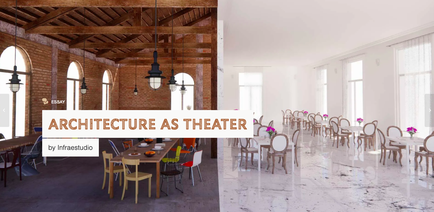 Stedelijk Studies presents Architecture as Theater by Infraestudio — Tilting Axis