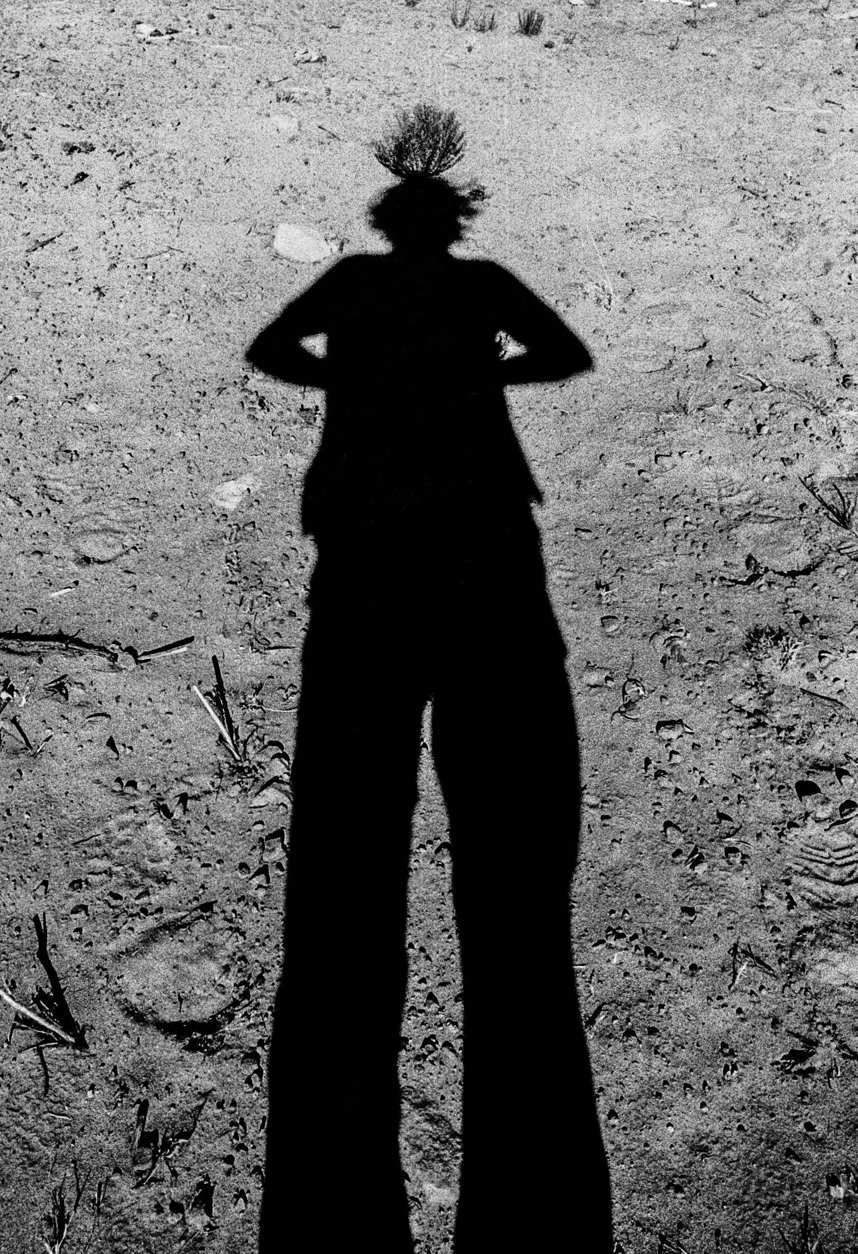 Joe Self Portrait Shadow New Mexico Nikon F B&W Film Cropped Final.jpg