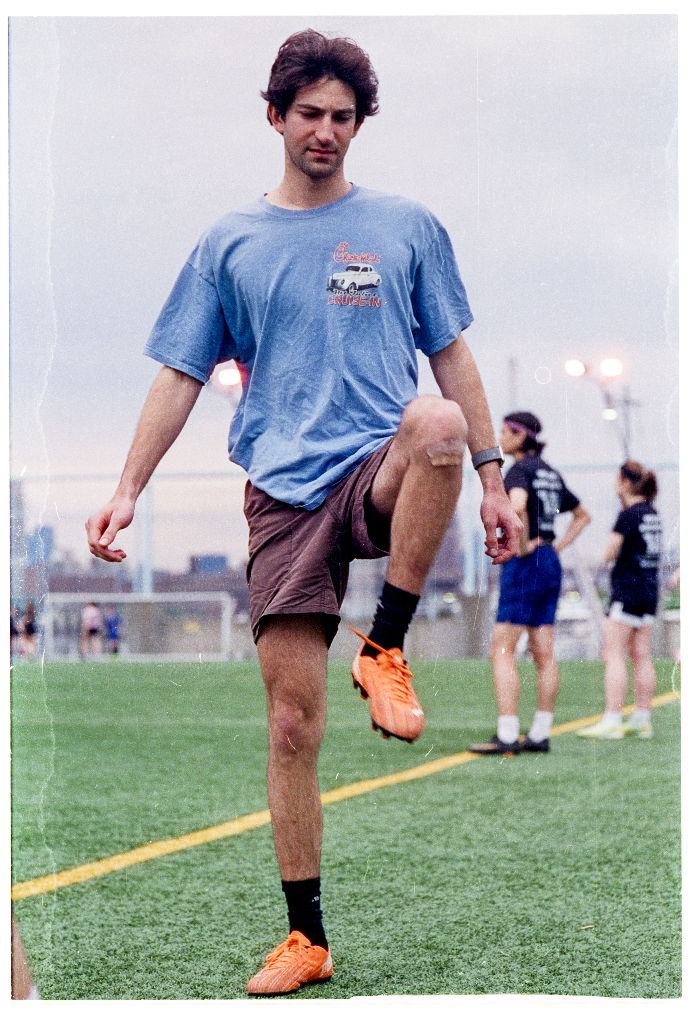 Josh Stretches Soccer Brooklyn NY Color Film.jpg