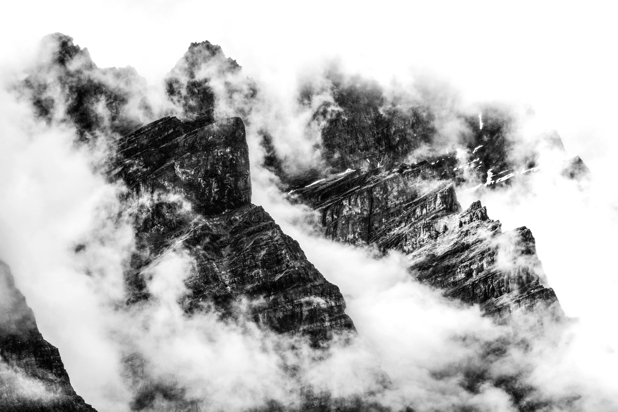 Mountains and Clouds Alberta Canada B&W-2.jpg