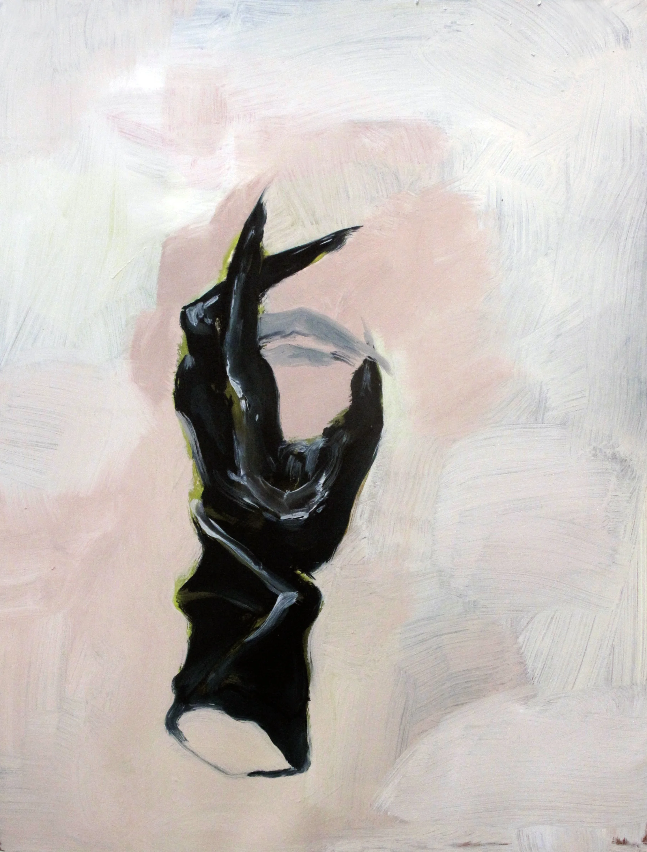 "Hand of God" / oil on paper / 2'x3'
