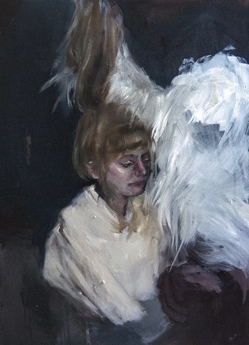 "The devil needed nothing from me," oil on canvas, 2' x 3', 2015