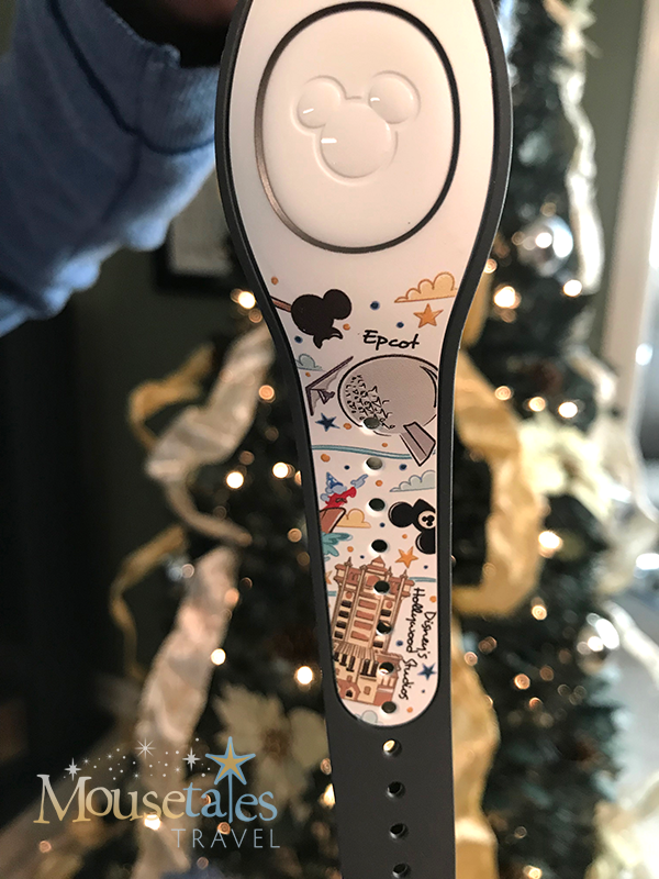 Gift of Magic MagicBands - bottom of band