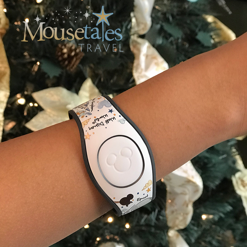 Gift of Magic MagicBands on the wrist