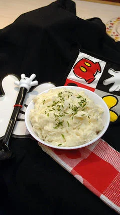 Chef Mickey's Roasted Garlic and Parmesan Mashed Potatoes
