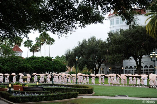 Parasol Parade at the Grand Floridian Resort