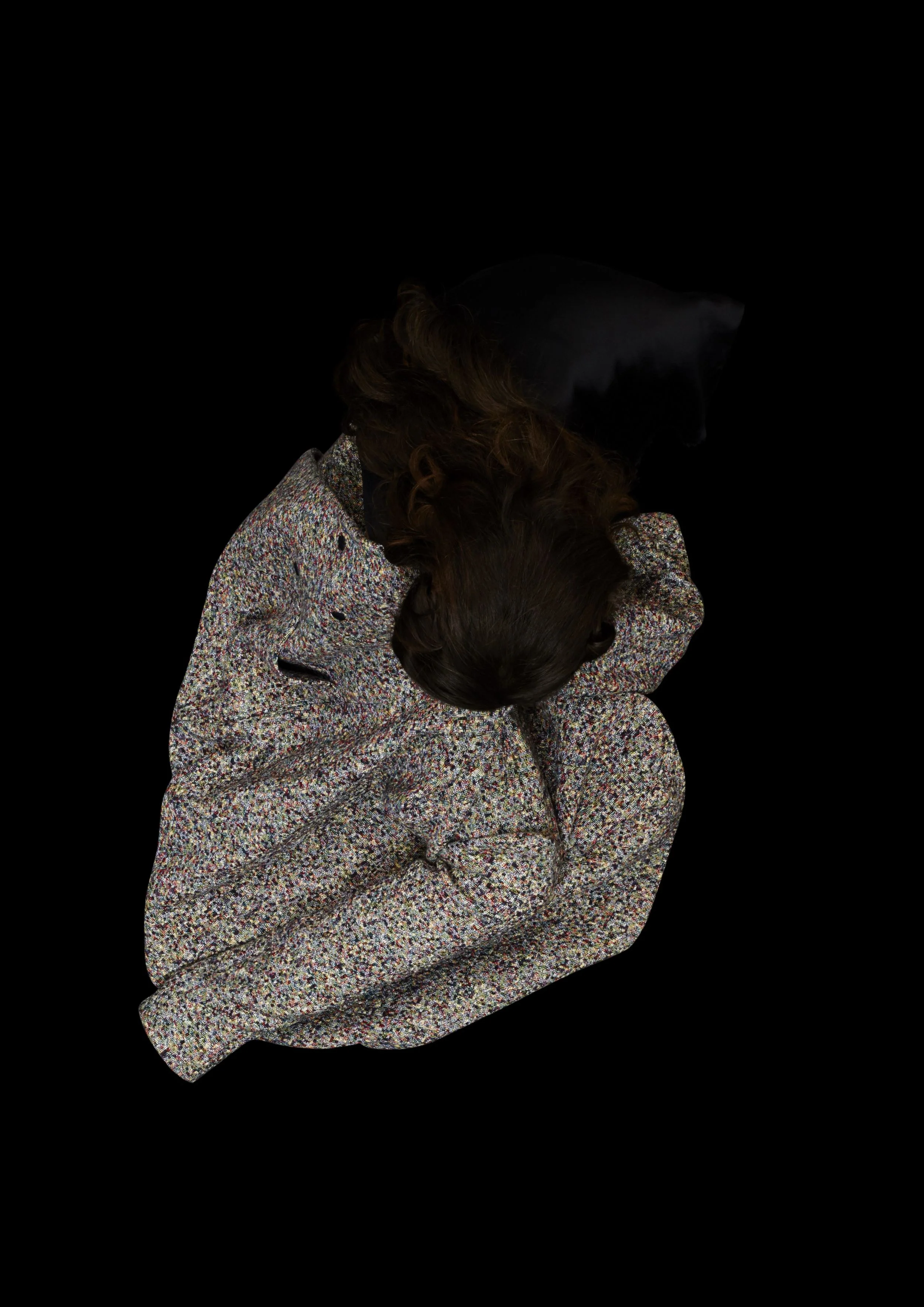 Multi coloured tweed peacoat DIOR.