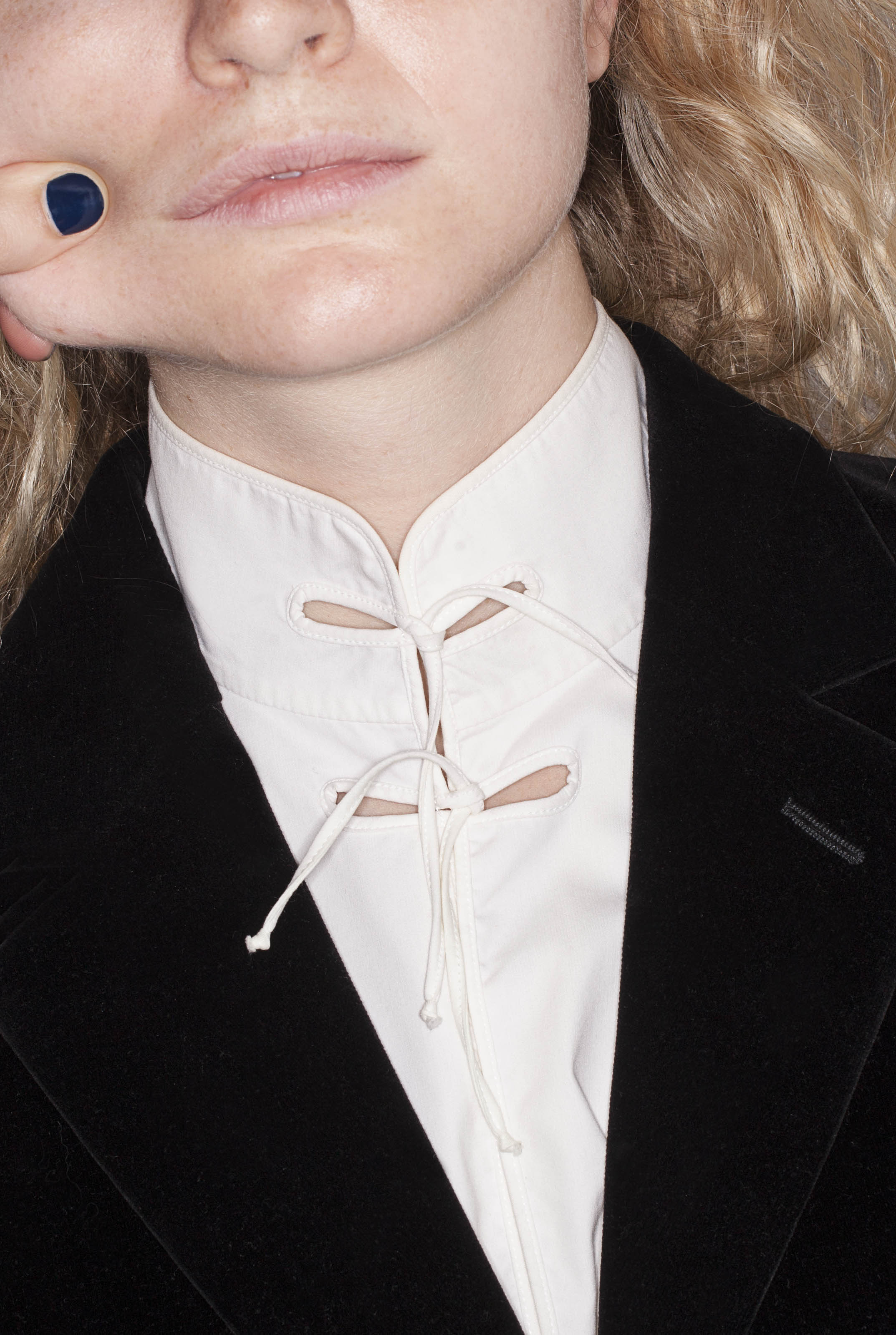 Blazer and shirt: vintage Yves Saint Laurent stylist own.