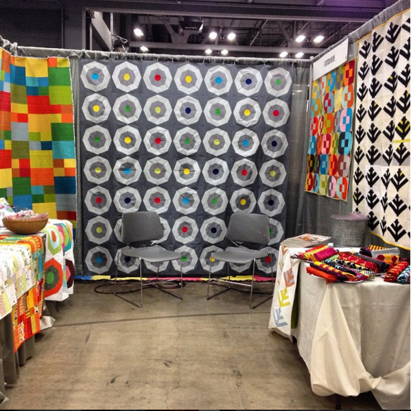 My booth at QuiltCon this past February
