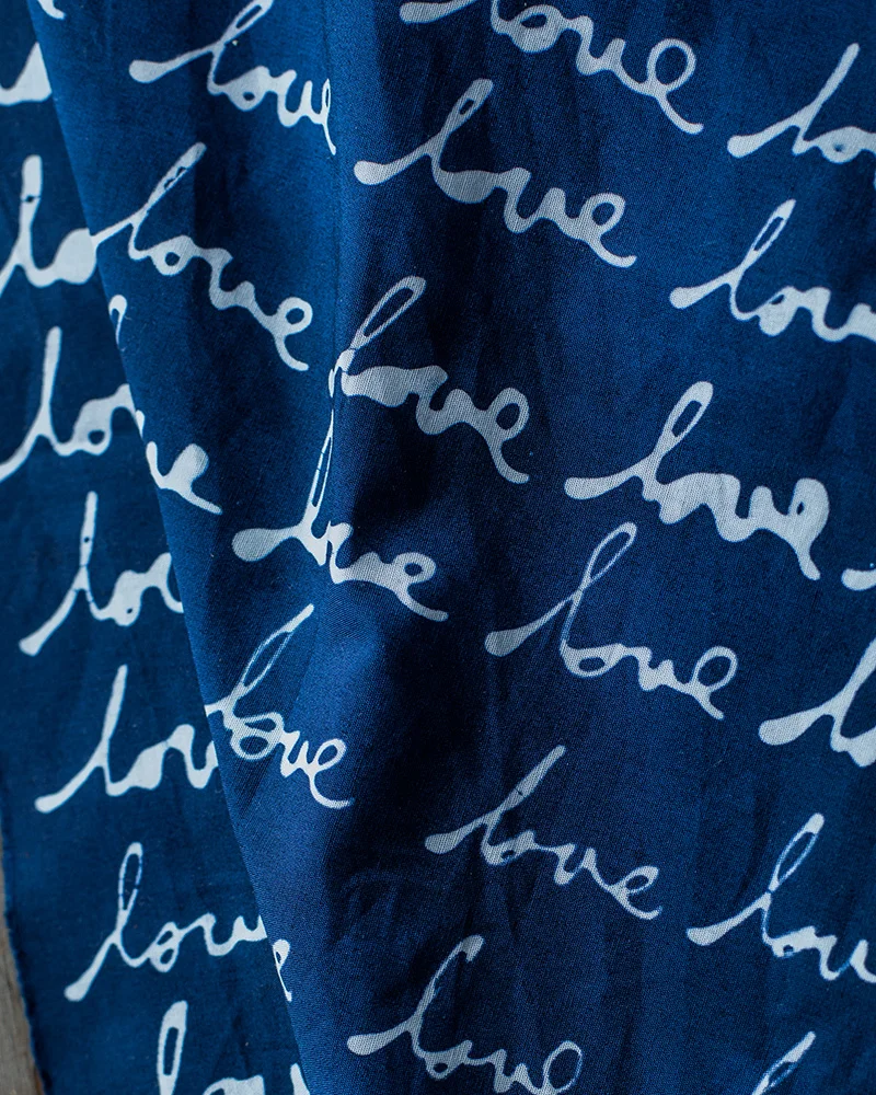Love in White and Indigo