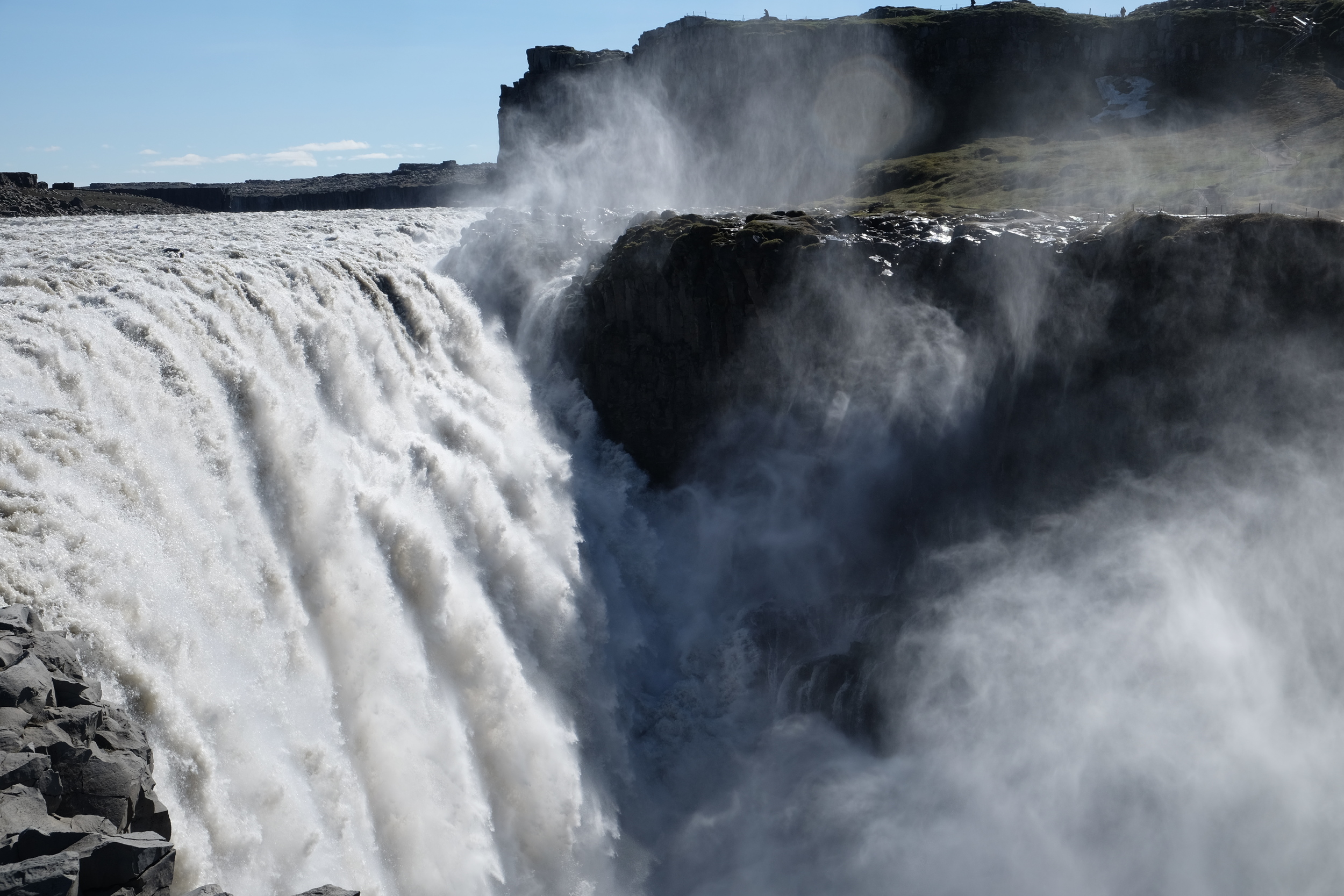 Dettifoss, Iceland. The most powerful waterfall in Europe (http://www.world-of-waterfalls.com/iceland-dettifoss.html)