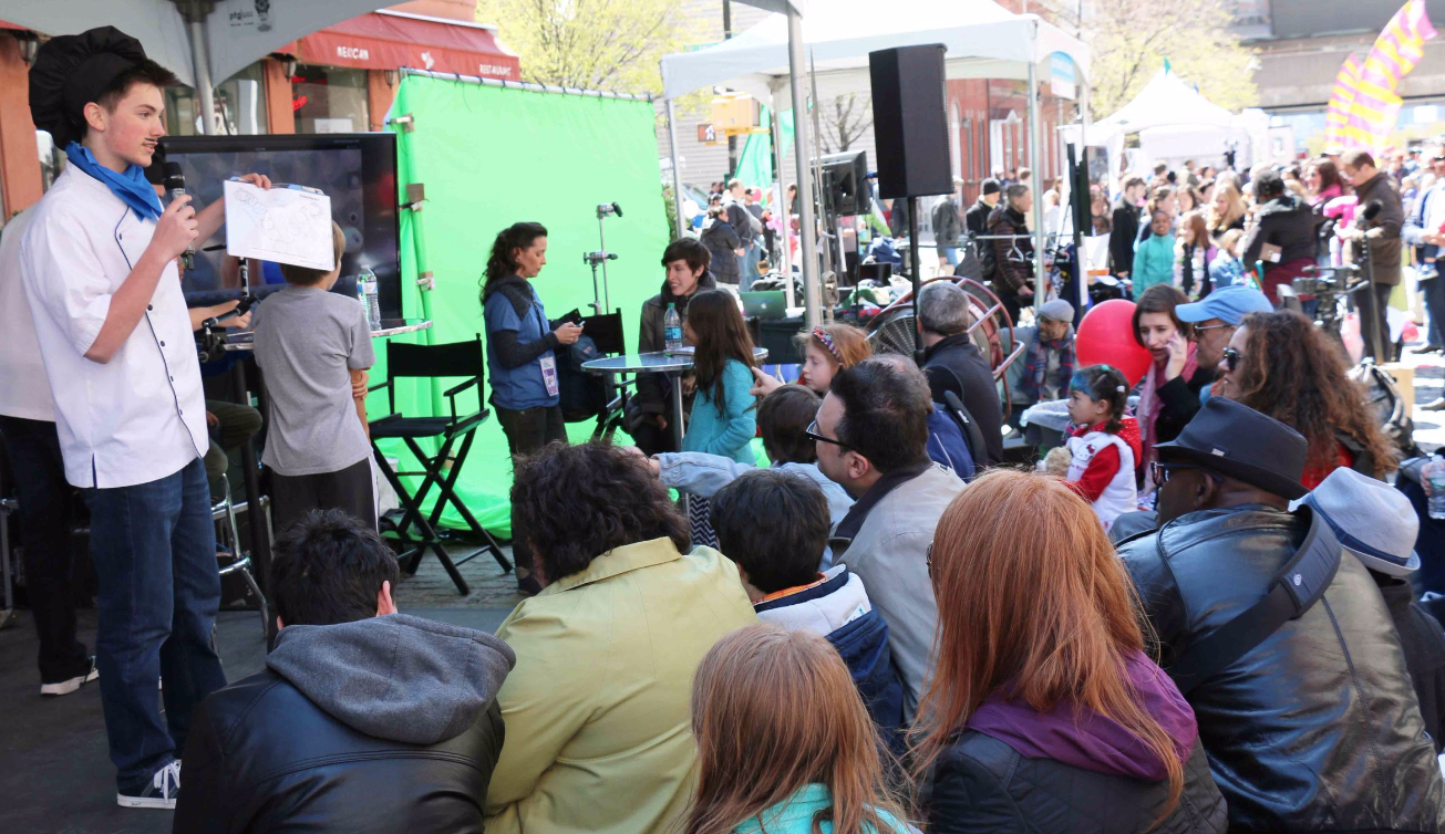 Animation Chefs presenting their secret recipes @ Tribeca Film Festival street fair in Manhattan