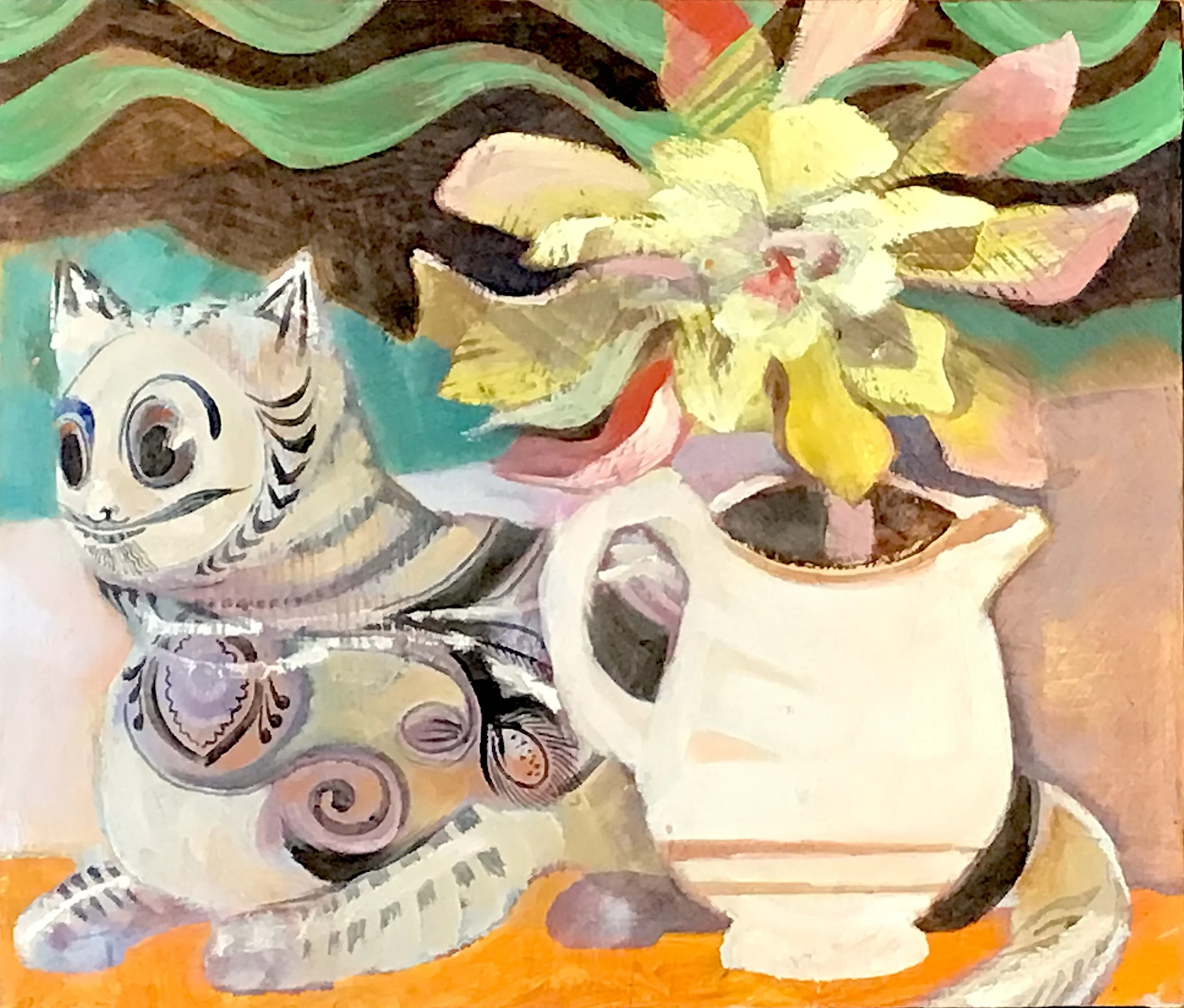 Clay Cat and Creamer.jpg