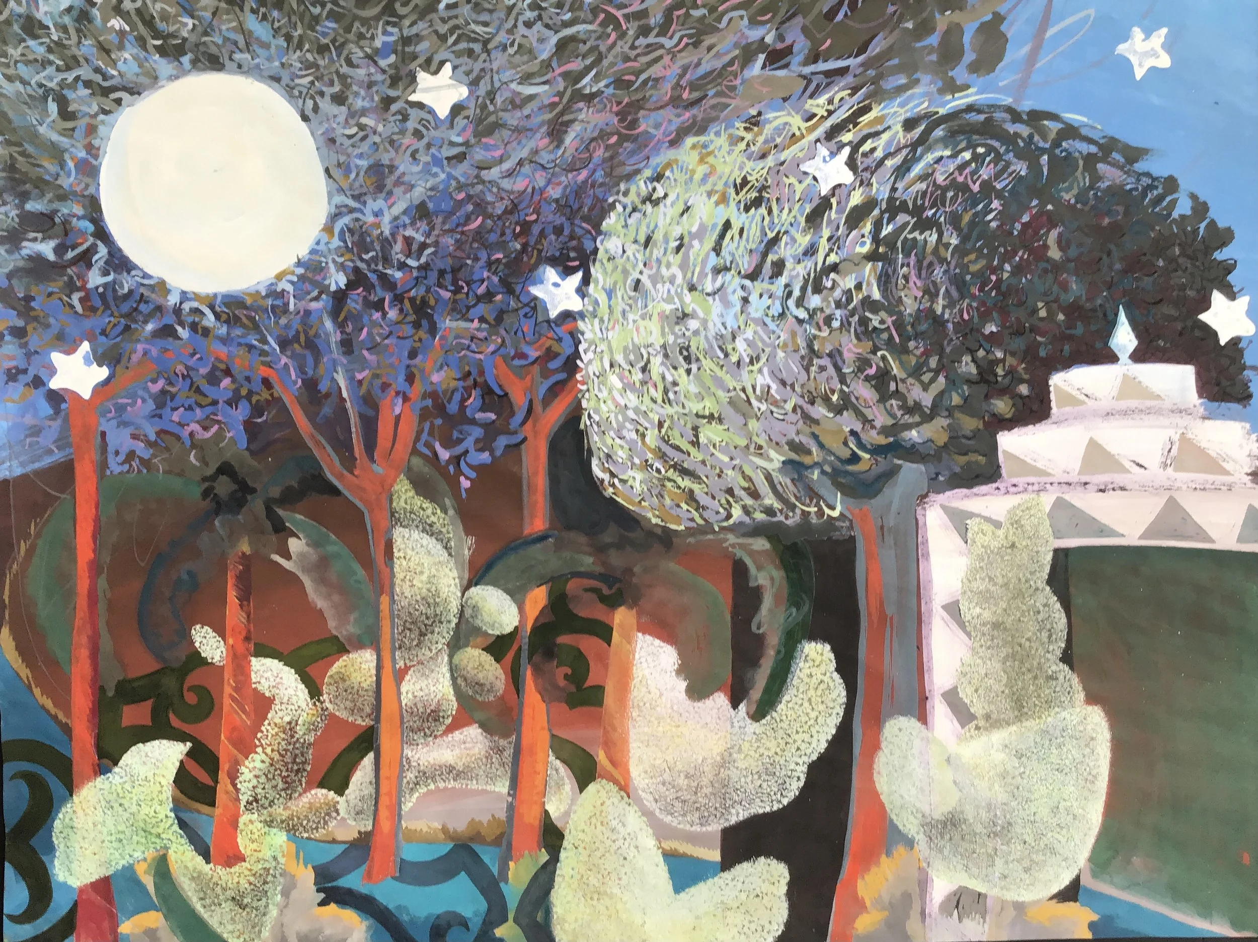 Nighttime Topiaries.jpg