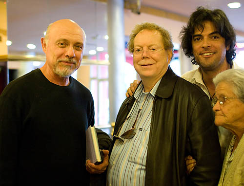John-Roger and Hector Elizondo and Granny Rose Rey at 2008 Screening