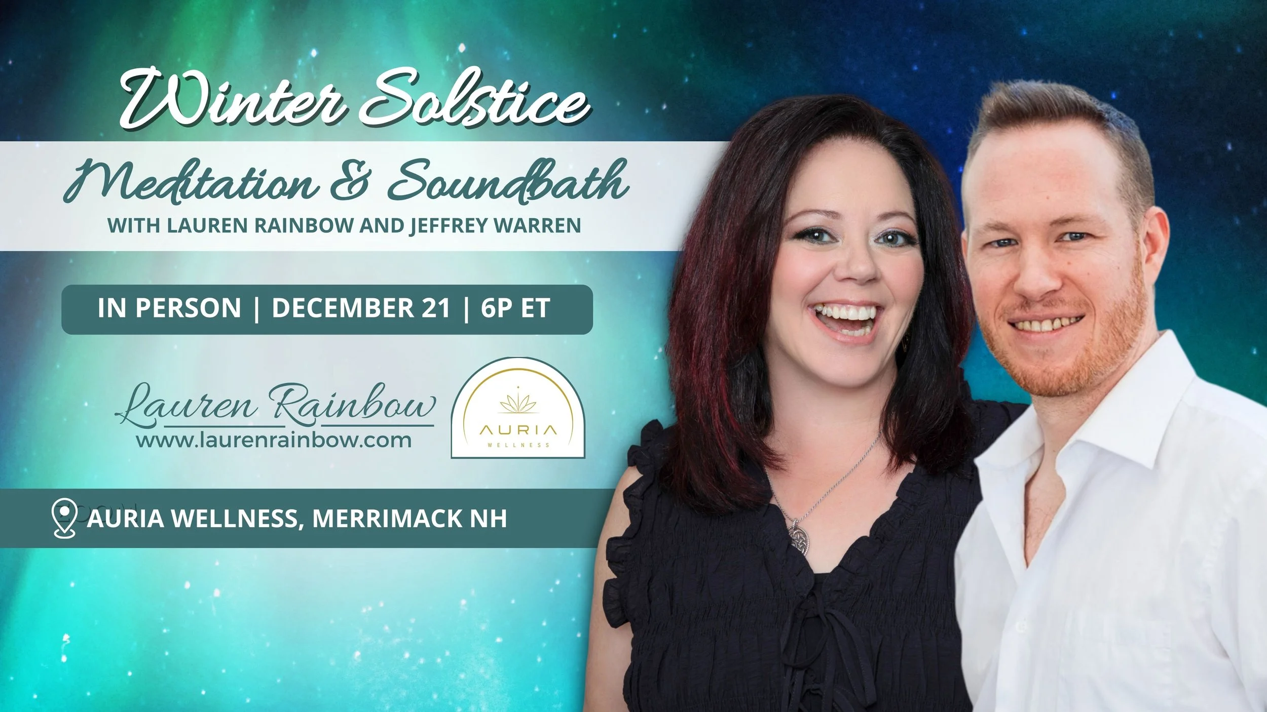 Winter Solstice Soundbath and Meditation with Lauren Rainbow and Jeffrey Warren