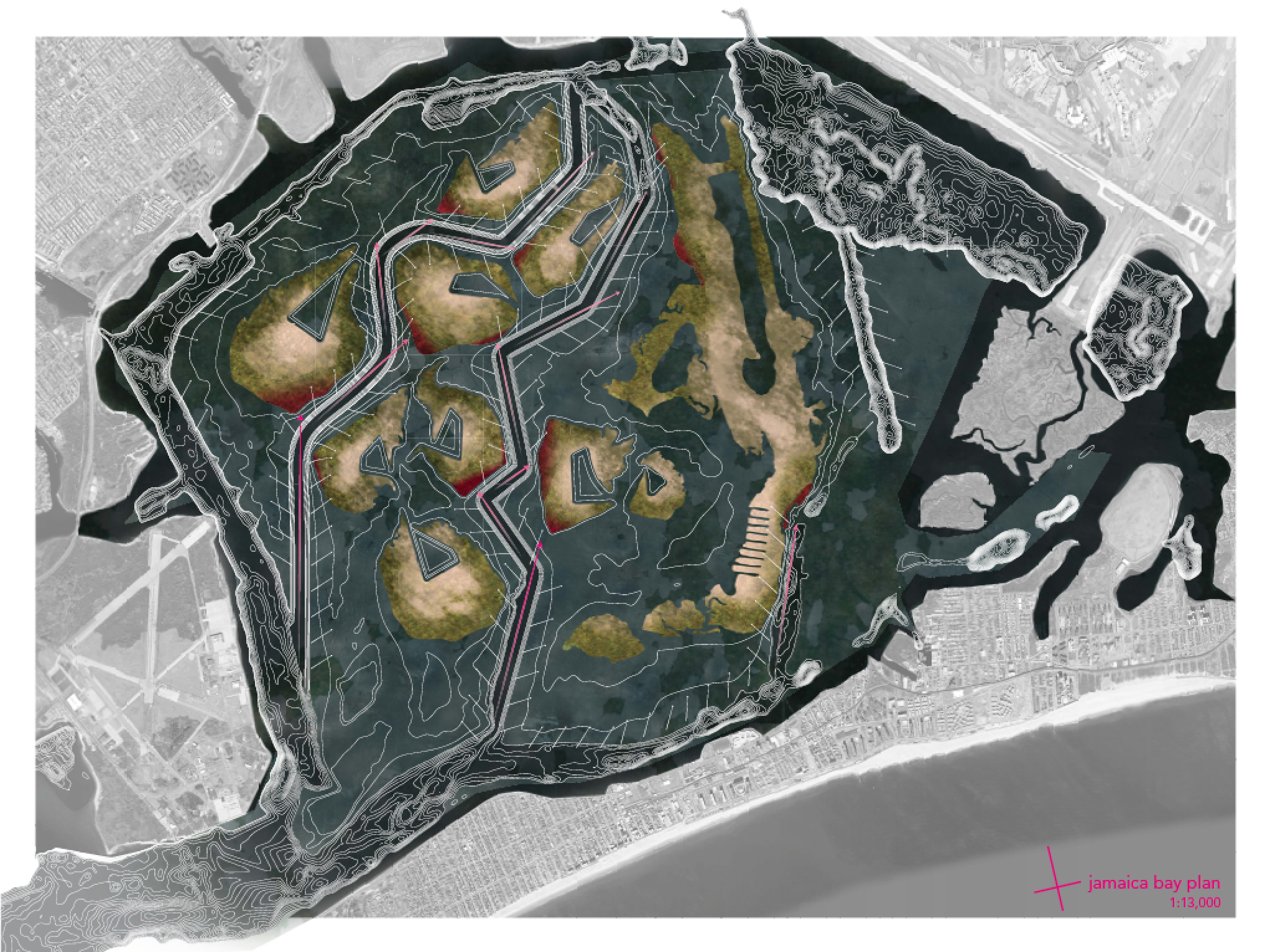 Jamaica Bay island + dredge plan