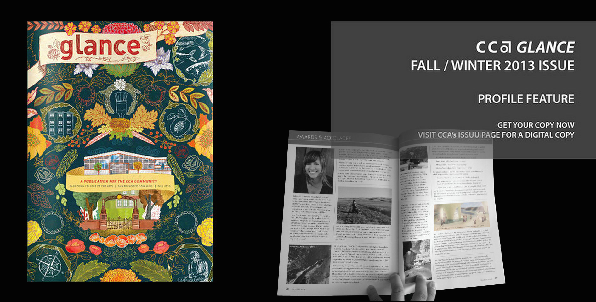 CCA Glance Magazine Fall 2013 (California College of the Arts)
