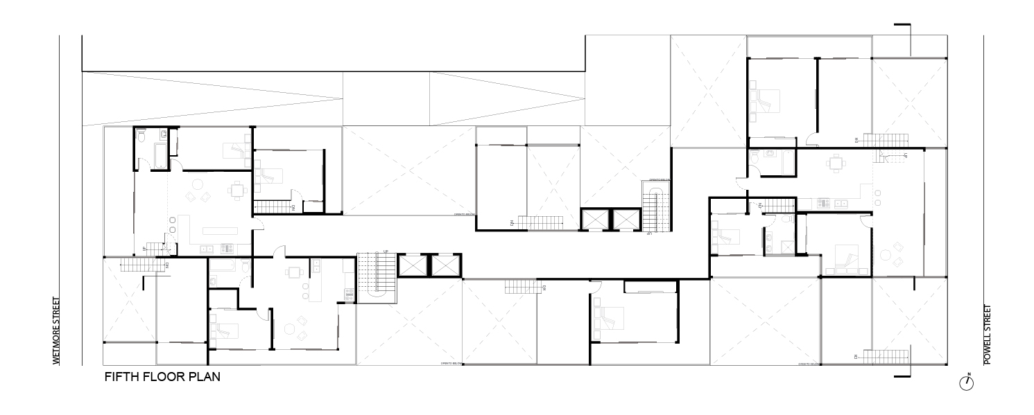 Typical Plan: Fifth Floor Plan