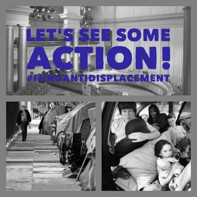 Let's Take Action! Ask Your Councilmember to Fund Anti-Displacement!