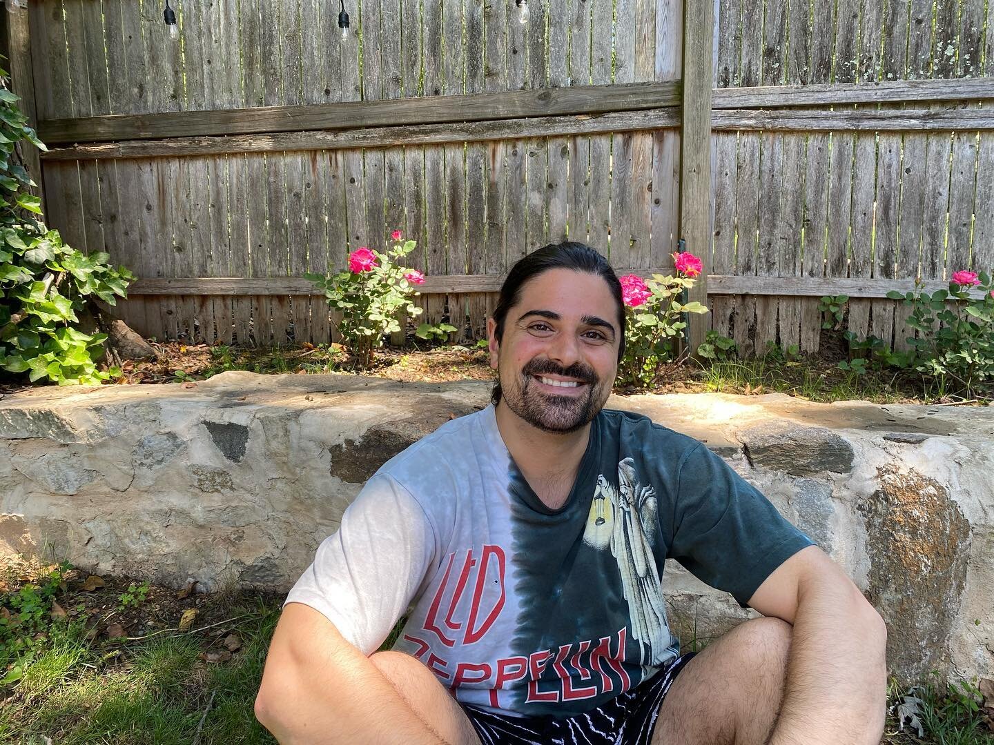 Man it&rsquo;s cold so thought I&rsquo;d share a few portraits from warmer days that I forced the guys to sit for in front of my newly planted roses. They were hesitant but compliant. Good sports these boys, and thorough. - CvR