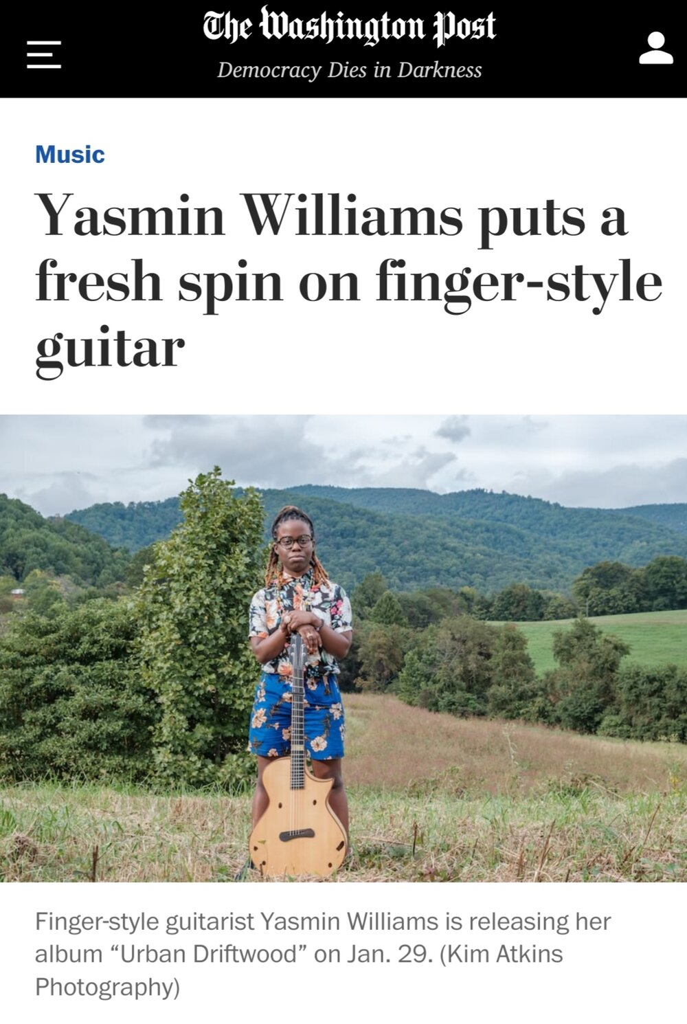 Williams model yasmin Acoustic Guitar